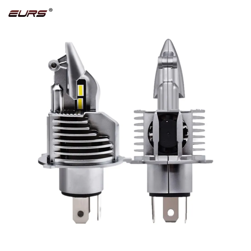 Fighter Foco H4 Lampadine A Led Per Auto/Moto Faro 72W 12V 3000K 6000K Super Led H4 Lampadine Per Fari Per Auto Lampada Led H4 8000Lm