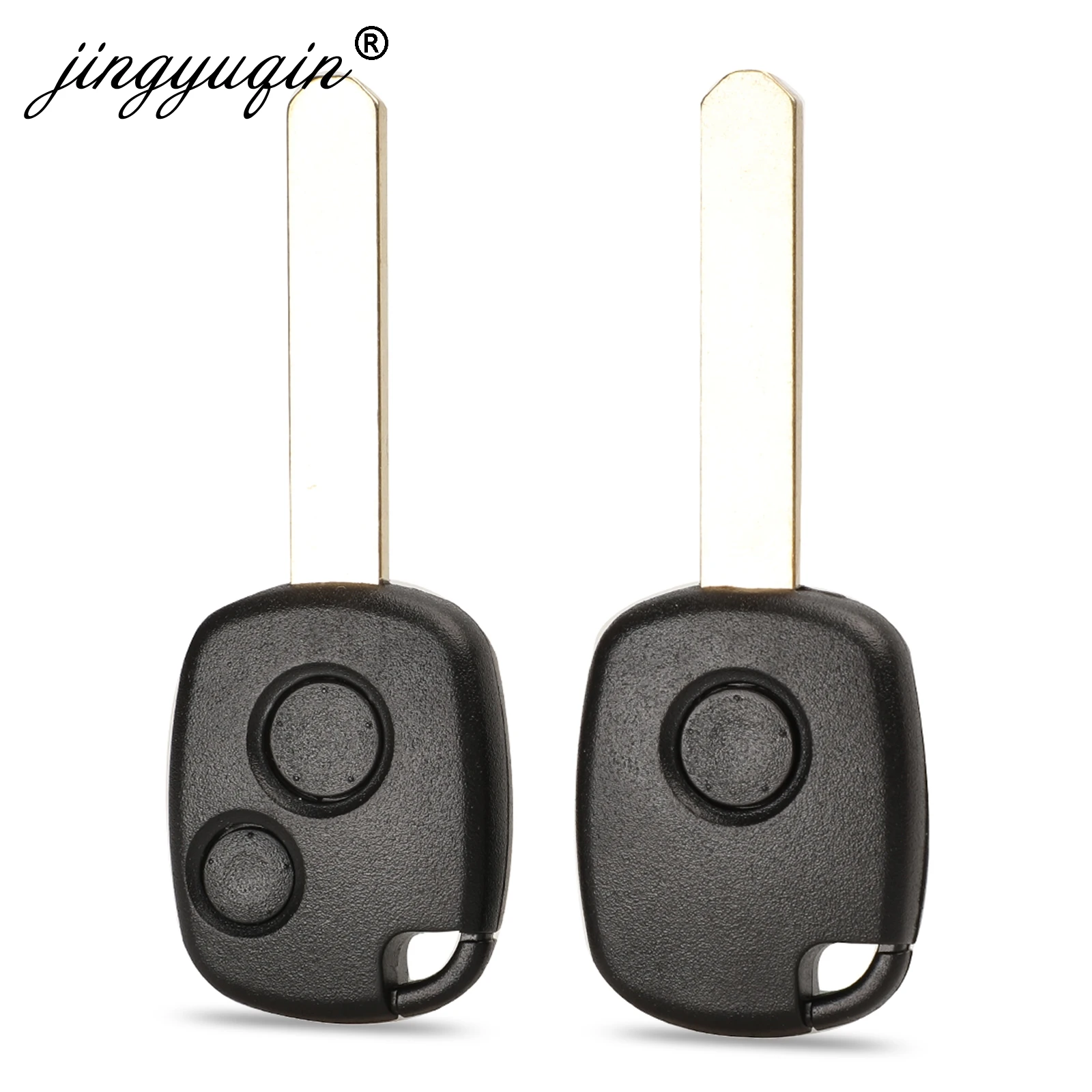 Jingyuqin 1/2 кнопочный чехол для ключа с дистанционным управлением Honda CR V Odyssey Fit City C ivic