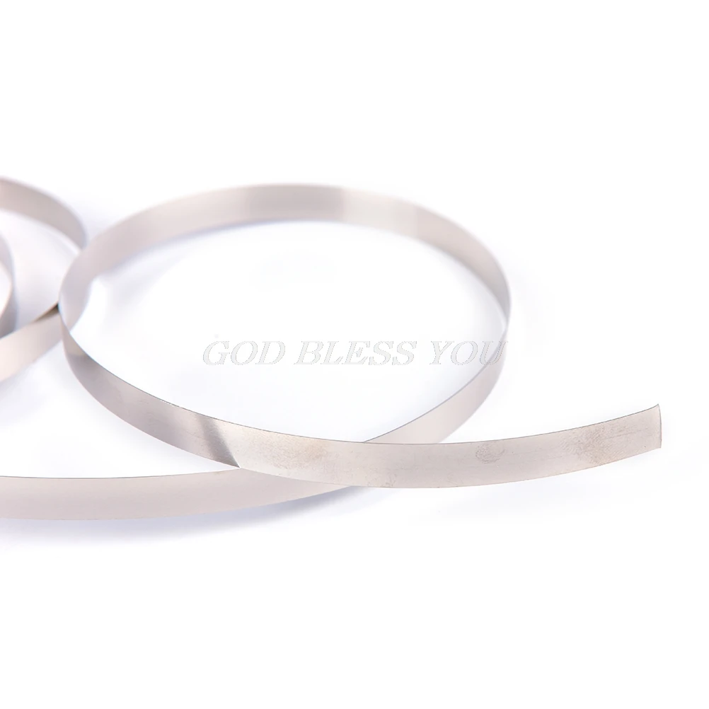 1Pcs 1M 8mm x 0.15 Pure Ni Plate Nickel Strip For Li 18650 Battery Spot Welding
