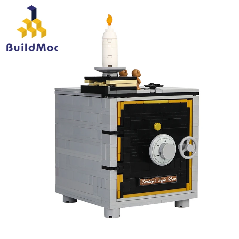 

City Bricks Building Blocks Treasure Box Strongbox Gem Precious Stone Cowboy Pirate Figure Treasure