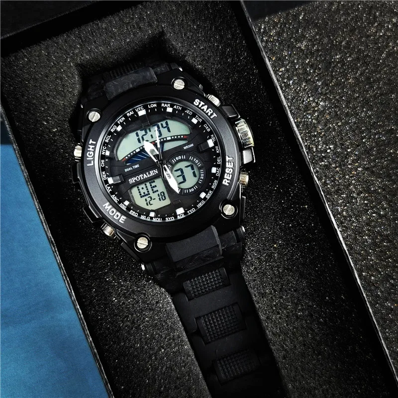 Sports Watch Men Top Brand Luxury Military Wristwatches Water Resistant Watch Meskie Multifunction Male Clock Relogio Masculino 