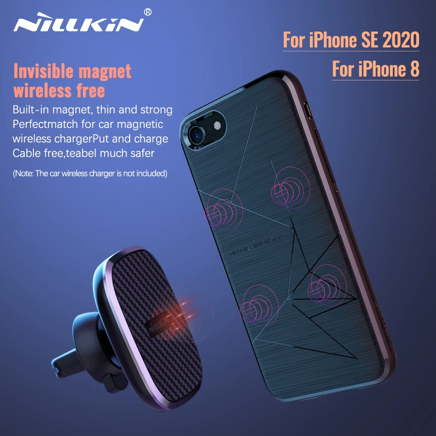 Беспроводное зарядное устройство для iPhone SE 2020 магнитный приемник Nillkin Qi