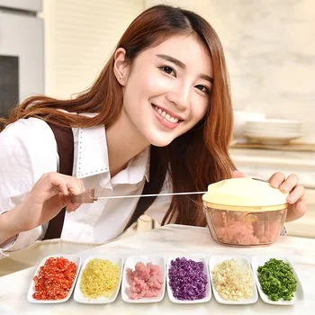 

Meat Grinder Hand Power Food Chopper Meat Grinder Mixer Blender Chopped Meat Vegetables Nuts Herbs Meat Grinder Artifact