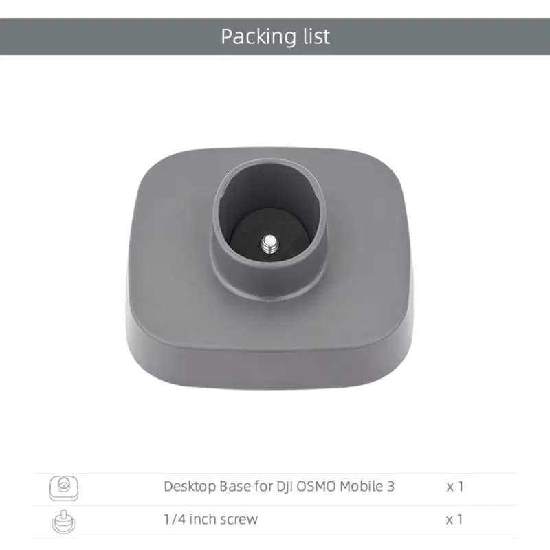 For DJI Osmo Mobile 3 Table Base Handheld Gimbal Base Stand Mount Accessories