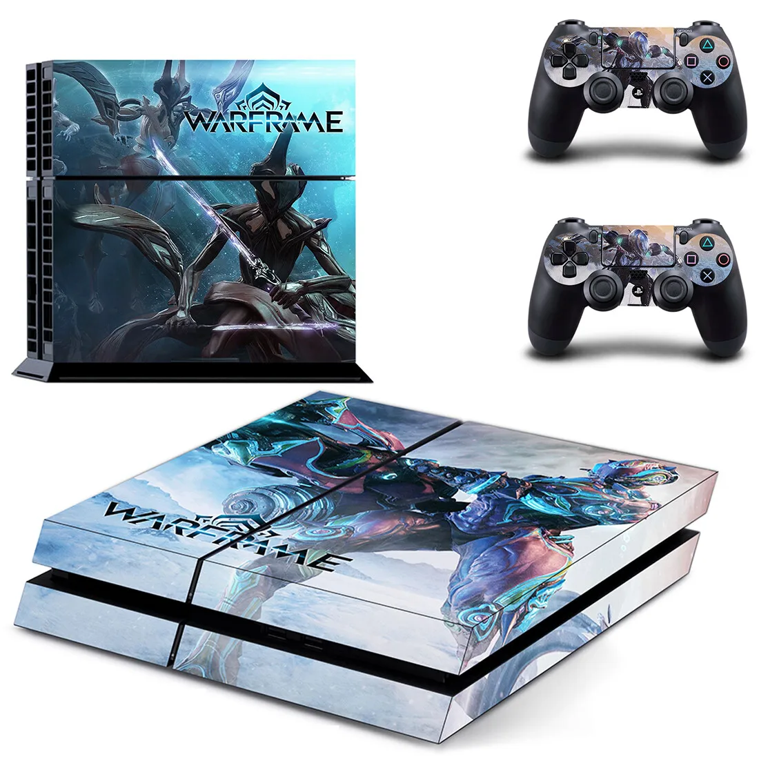 Warframe стикер s Наклейка для PS4 PS 4 наклейка Play station 4 виниловые наклейки Pegatinas Adesivo для консоли playstation 4 и 2 контроллера