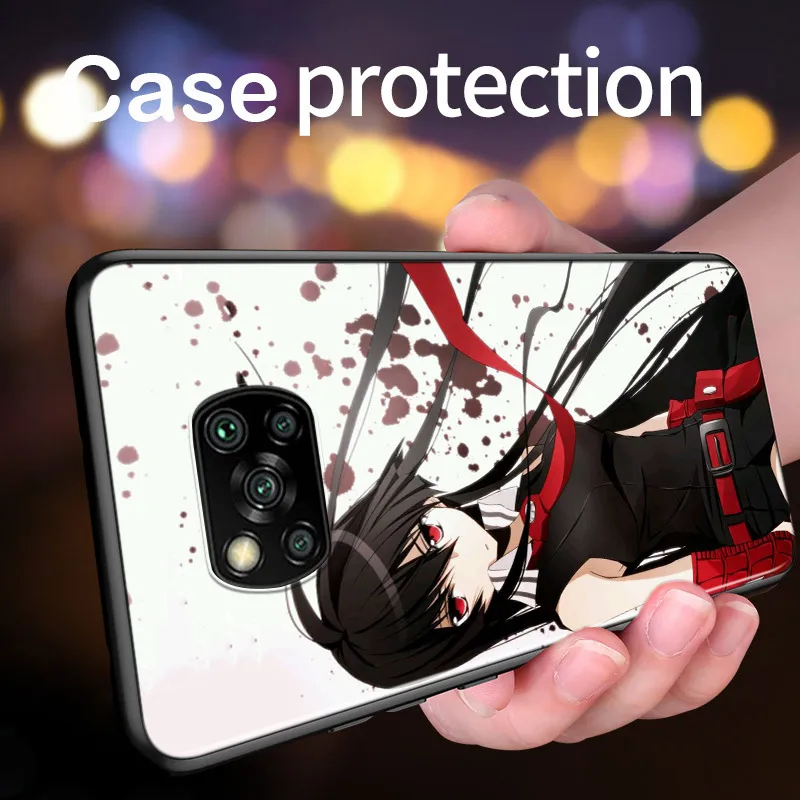 Akame Ga Kill Anime For Xiaomi Mi 11 10T Note 10 Poco X3 NFC M2 X2 F2 C3 M3 Play Mix 3 A2 8 Lite Pro Phone Case