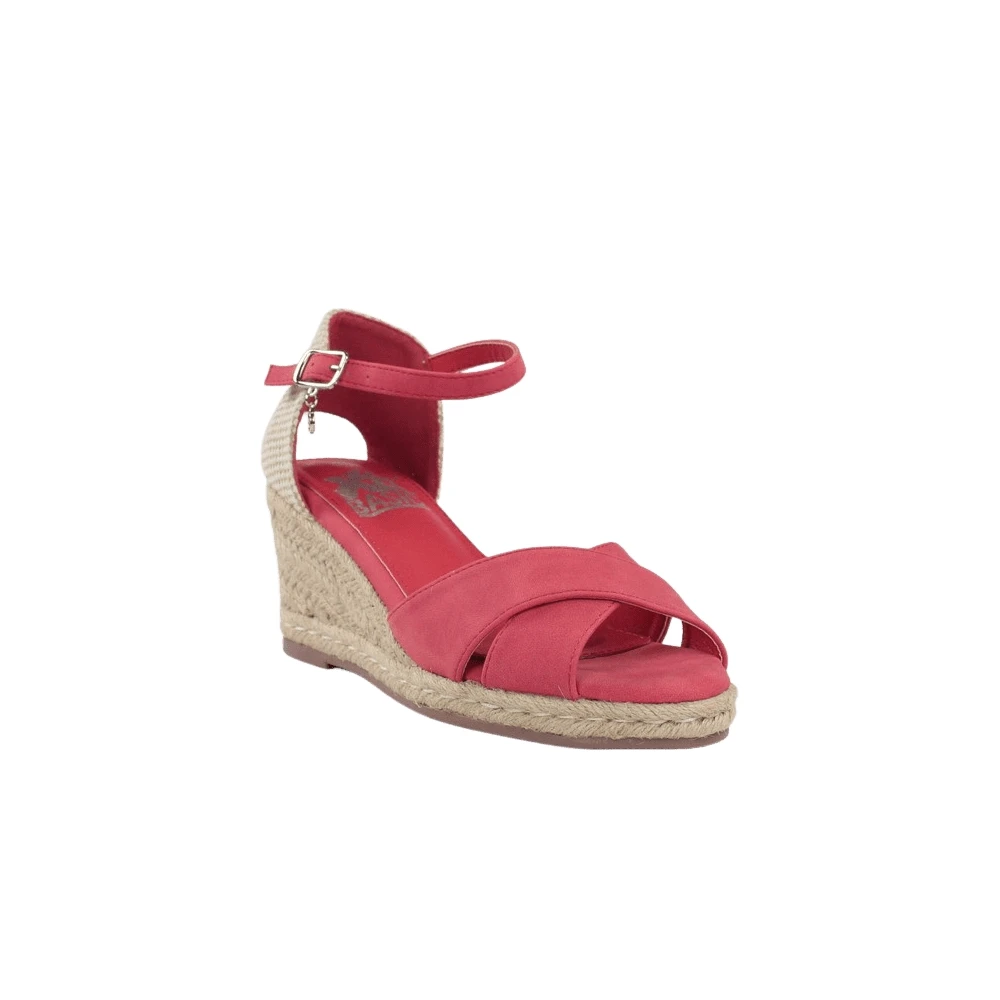Xti cuña esparto rojas.1vpsx15|Sandalias de mujer| - AliExpress