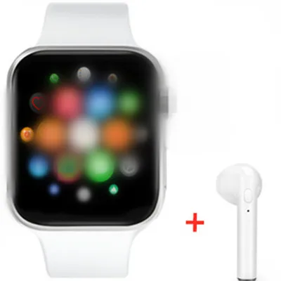 White add headset Смарт-часы GOLDENSPIKE I7, Bluetooth, 1:1, серия 5, беспроводное зарядное устройство, gps, спортивные часы для Apple Watch, iPhone, Android, Обновлено IWO10 IWO11 - Цвет: White add headset