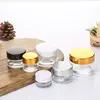 1pcs 5g/10g/15g/20g/30g/50g/60g/100G Glass Refillable Bottles Travel Face Cream Lotion Cosmetic Container Empty Makeup Jar Pot 6