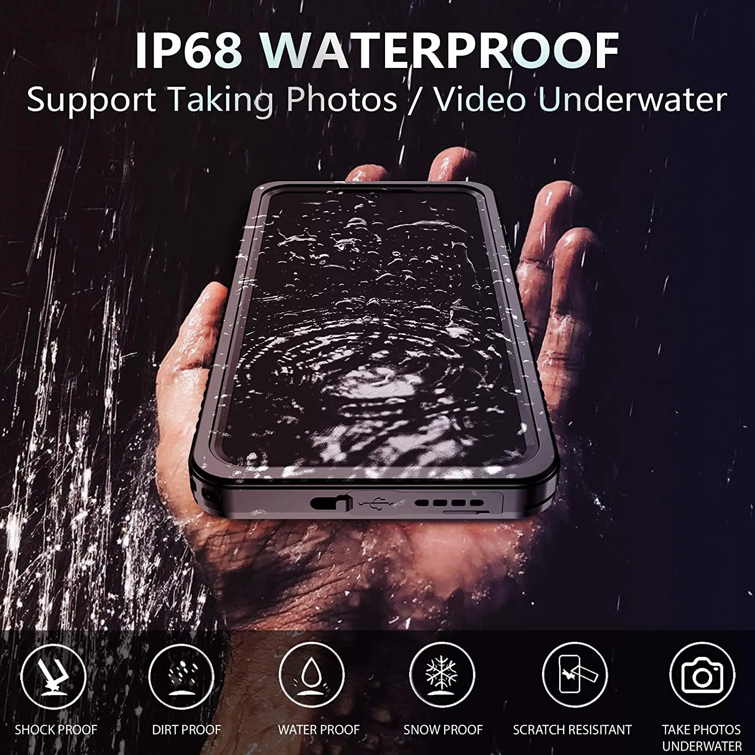 Waterproof Case For Samsung Galaxy S21 Ultra 5g S20 Fe Swim Proof Cases