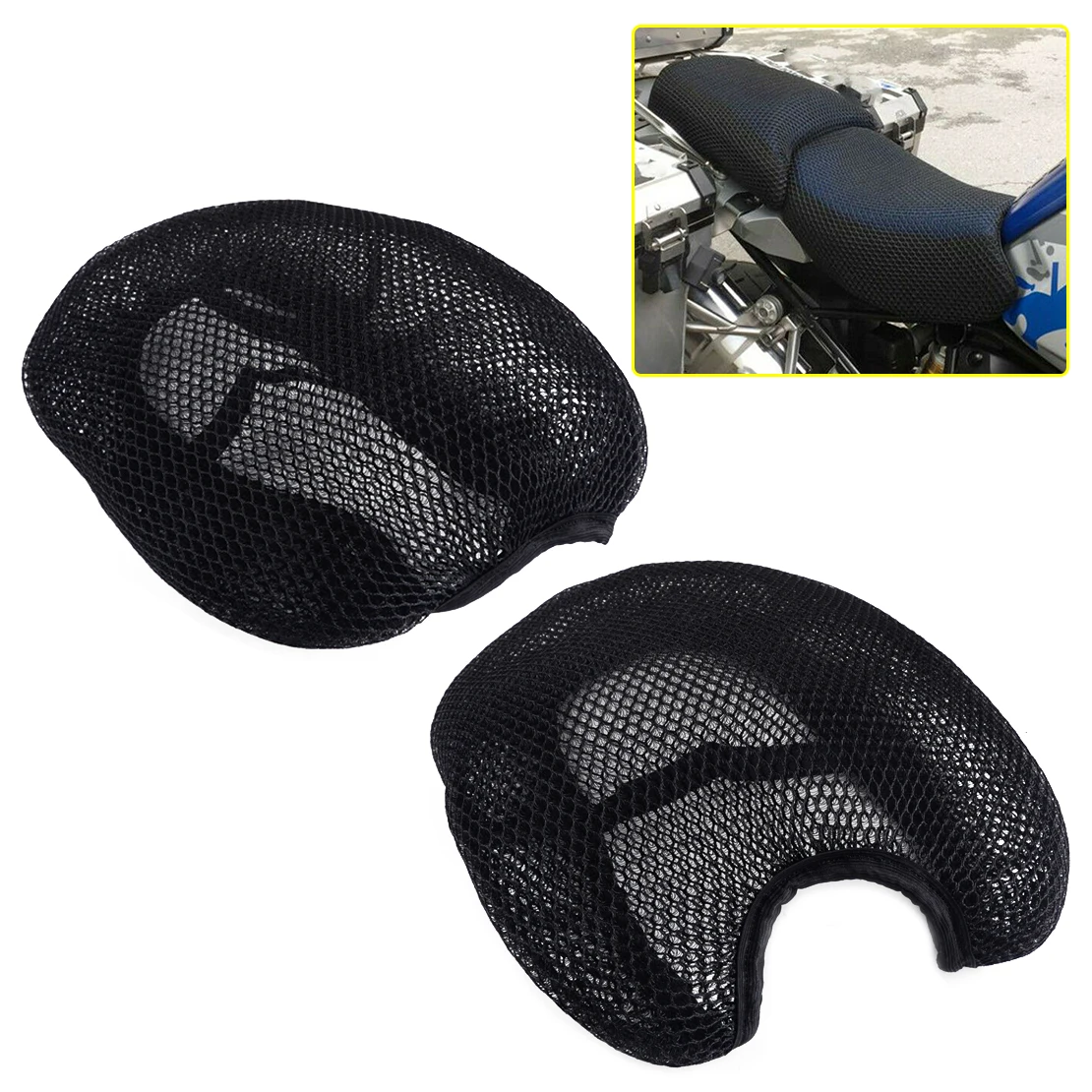 

beler Prevent Bask Heat Insulation Breathable Motorcycle Seat Cover Cushion fit for BMW R1200GS LC ADV Adventure 2013-2017 2018