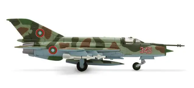 Herpa болгарские ВВС Mikoyan MiG-21bis 3-й истребитель авиабаза Graf lgnatievo воздушная база 1/200 литой под давлением самолет модель самолета