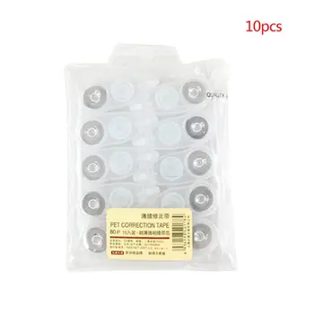 

10Pcs Practical Correction Tape Roller 6m Long White Sticker Study Office Stationery Tool