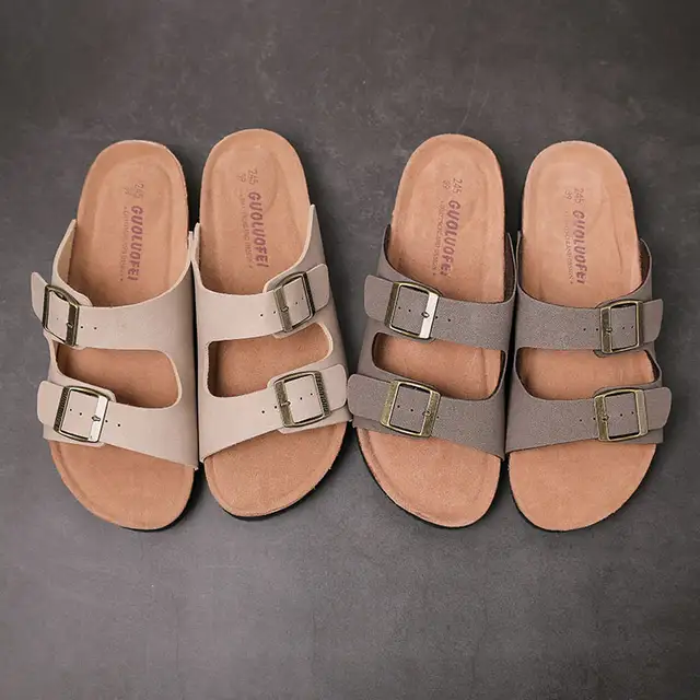 mens leather clog slippers