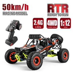 Voiture de course RC tout terrain, 1/12 GHz, grande vitesse, 50 km/h, télécommande, camion RTR pour enfants et adultes, 2.4 