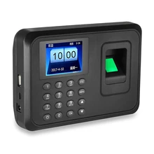 2,4 дюймовый биометрический отпечаток USB машина посещаемости времени пароль для сотрудников проверка в рекордер времени Clocker бесплатное программное обеспечение A6