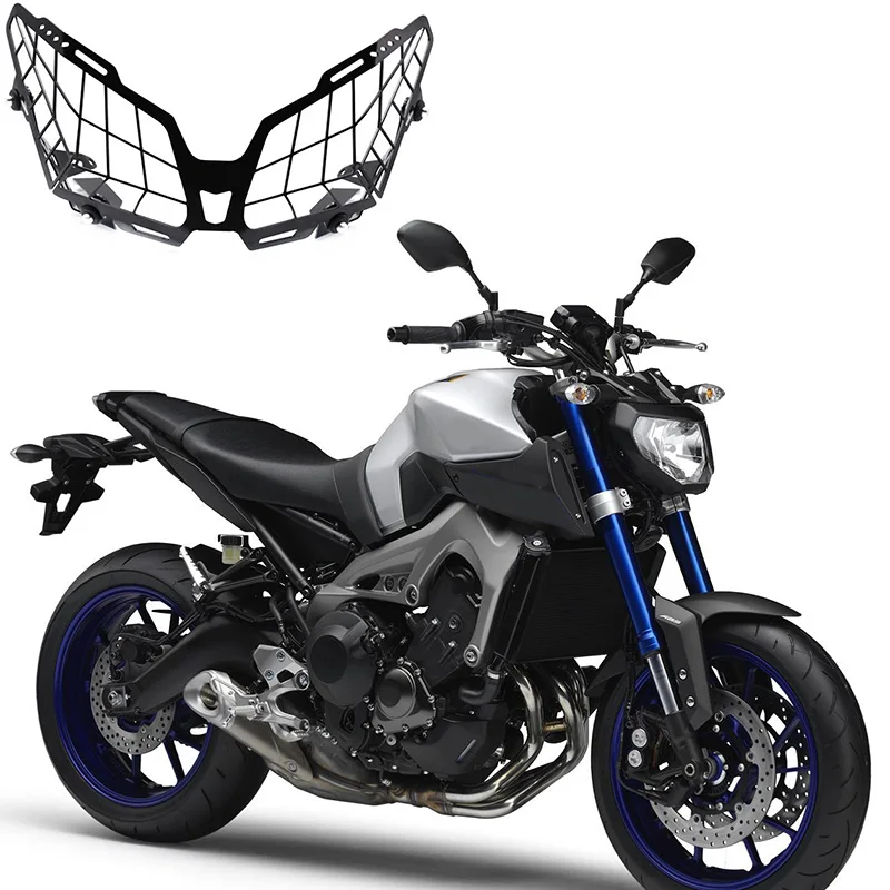 Решетка фар Защитная крышка объектива для YA MAHA MT09 Tracer 900 FZ09