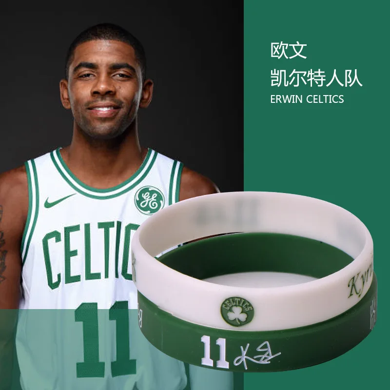 Самого ценного игрока NBA из команды Boston Celtics 11 Owen Подпись браслет петли для игры в баскетбол, обучение ночной Светильник ремешок на запястье