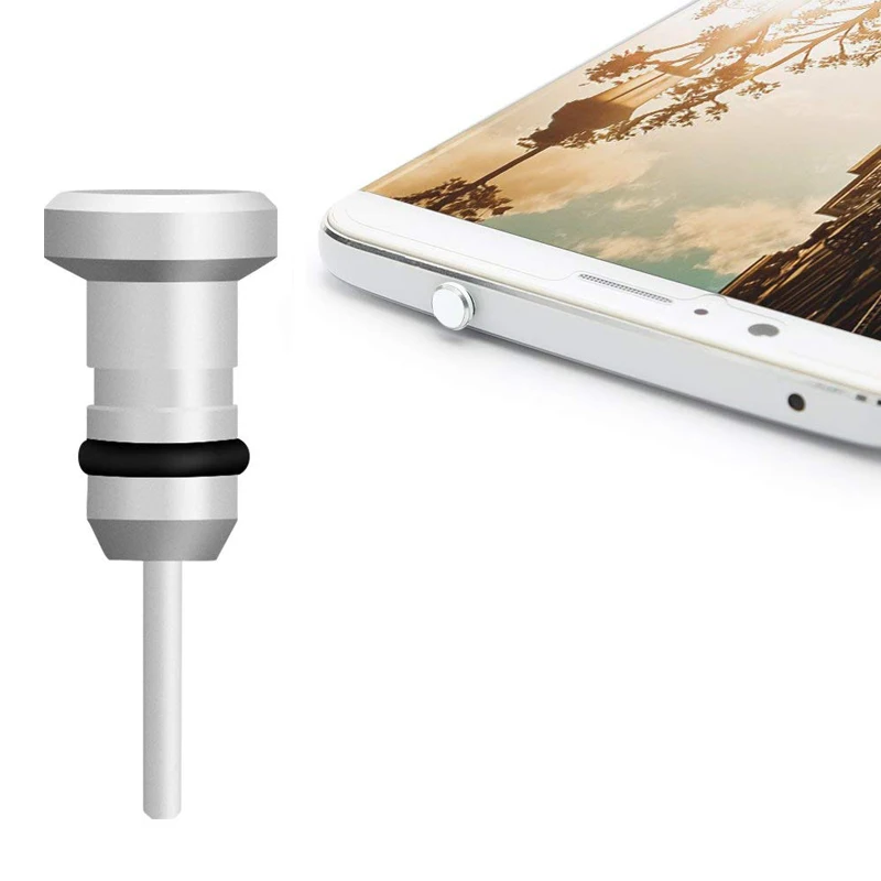 Новое поступление 2 шт./компл. металлический порт для зарядки + Пылезащитная