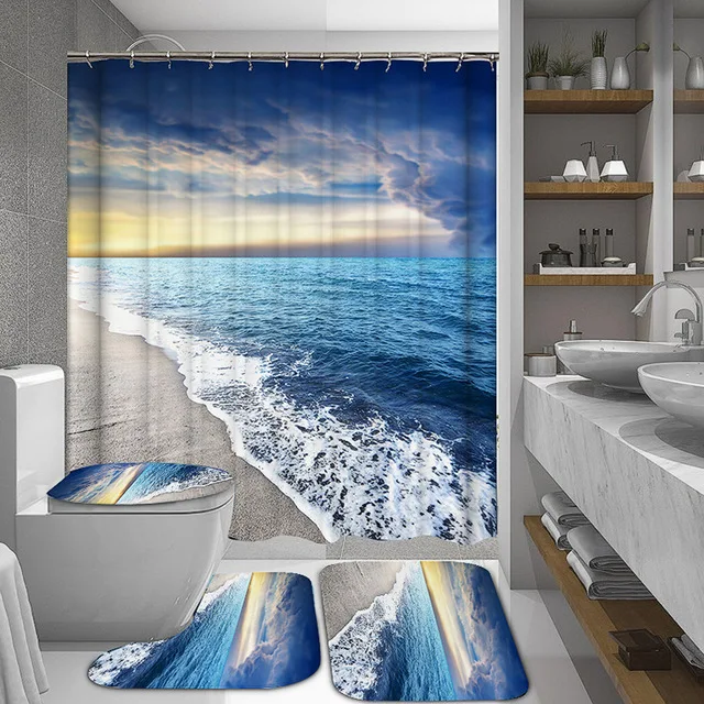 Coastal-Beach-Scenery-Printed-Pattern-Shower-Curtain-Pedestal-Rug-Lid-Toilet-Cover-Mat-Bath-Mat-Set.jpg_640x640 (1)