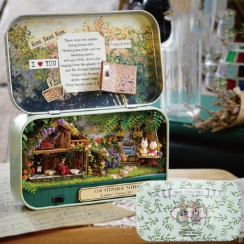 Nostalgic Mini Wooden Dollhouse 7