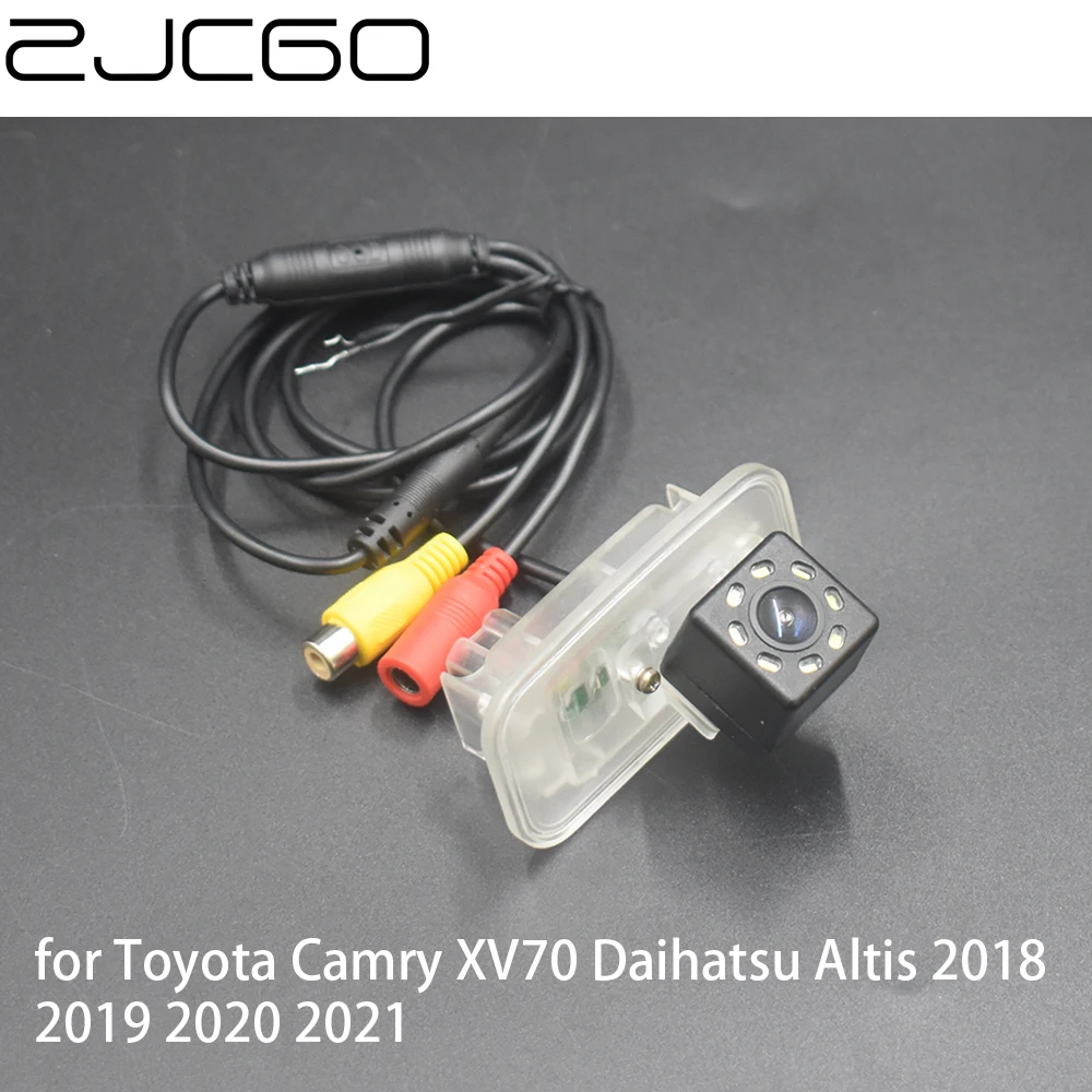 

ZJCGO Car Rear View Reverse Backup Parking Reversing Camera for Toyota Camry XV70 Daihatsu Altis 2018 2019 2020 2021