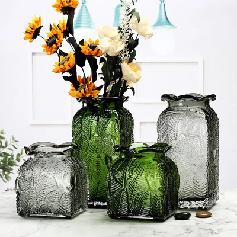 

Modern Light luxury creative glass vase simple home Decoration Plant Holder Desktop Terrarium Flower Container wedding