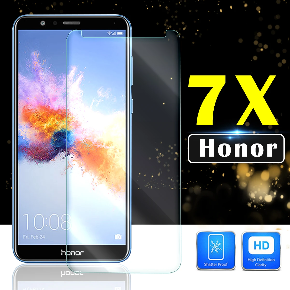 Защитное стекло для huawei honor 7x закаленное 7x7 x x7 Защитная пленка экрана 9h 7 защитная
