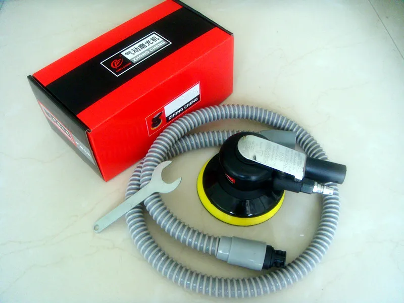 

High qualtiy 5" Pneumatic Polishing Machine polisher Air Sander 5 inch Sin Self-vacuum air random orbital sander tool