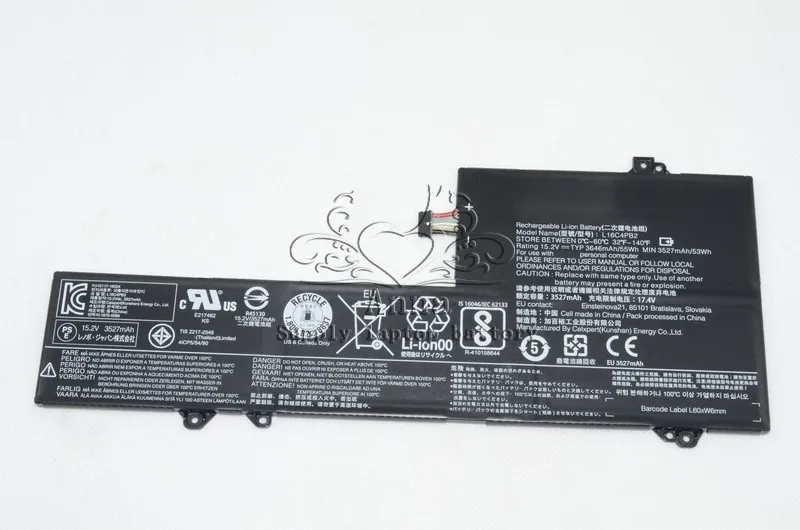JIGU L16L4PB2 L16M4PB2 5B10M55951 оригинальный планшетный Аккумулятор для LENOVO для Air 14 Pro для IdeaPad 720 s 15,2 V 55WH