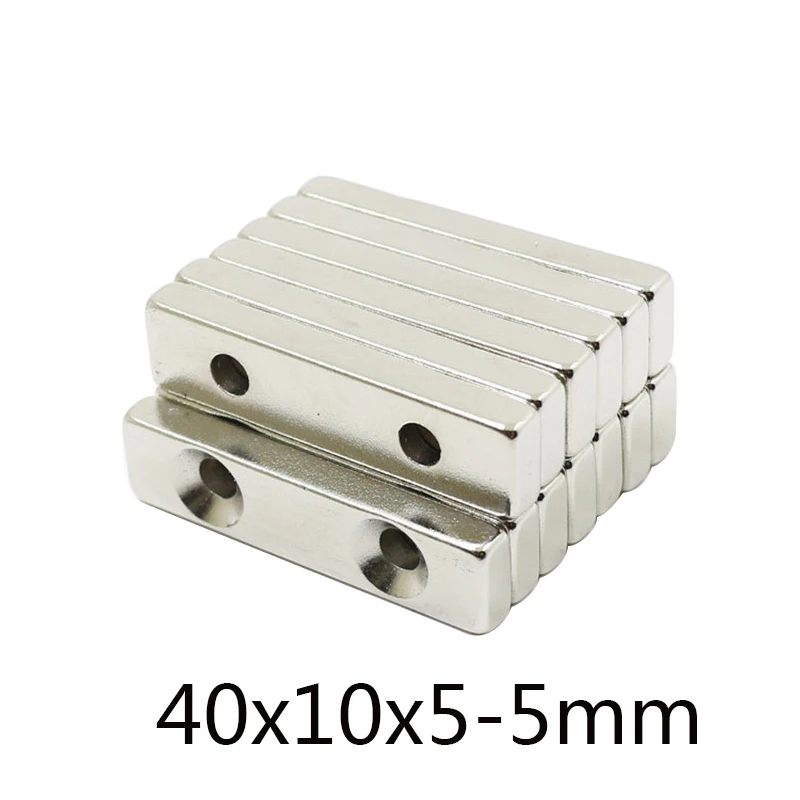5/10/30 шт. Сильный Квадрат DIY Мощный маленький магнит 40x10x5 5mm NdFeB магниты 5mm|Магнитные