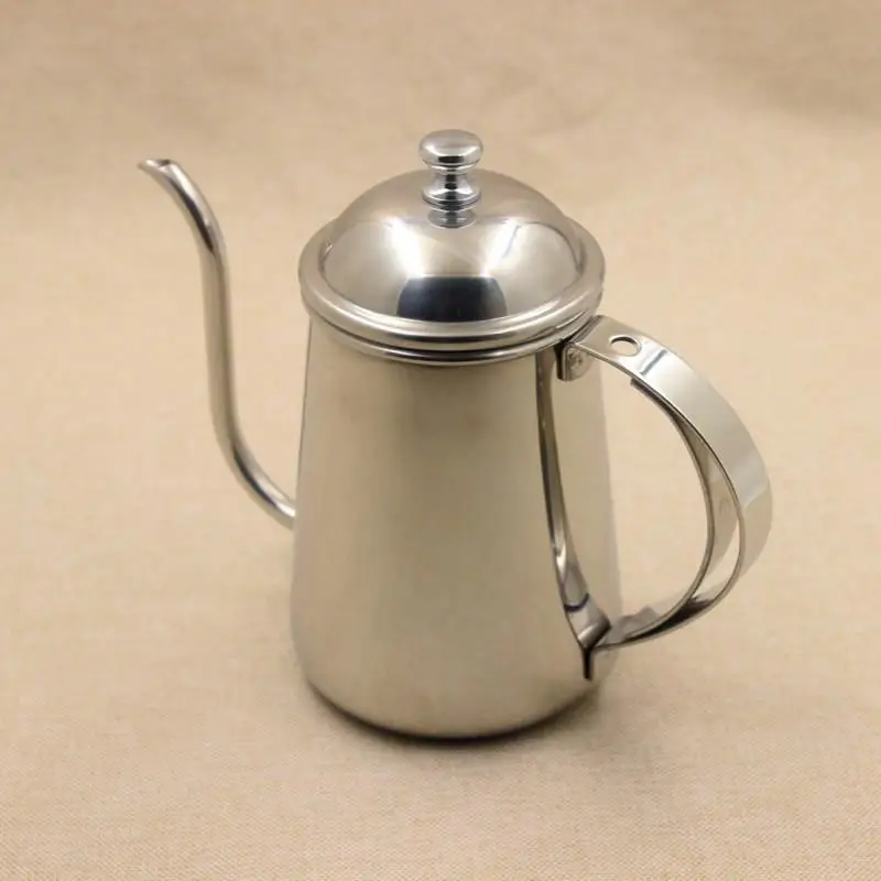 

Hand made coffee pot slender mouth coffee tea pot coffee brewing thin mouth pot 304 stainless steel