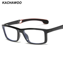 Kachawoo мужские антибликовые очки для компьютерных игр черные коричневые синие очки Оптическая Прямоугольная оправа tr90 мужские очки
