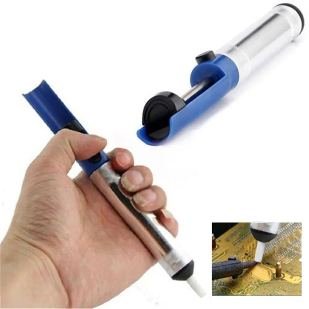 Professional Solder Sucking Desoldering Pump Tool Powerful Removal Vacuum Soldering Iron Desolver R