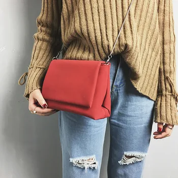 

Female Crossbody Bags For Women New Fashion Shoulder Bag Luxury Handbags Women Bags Designer Bag Retro Frosted Nubuck Bolsos#40