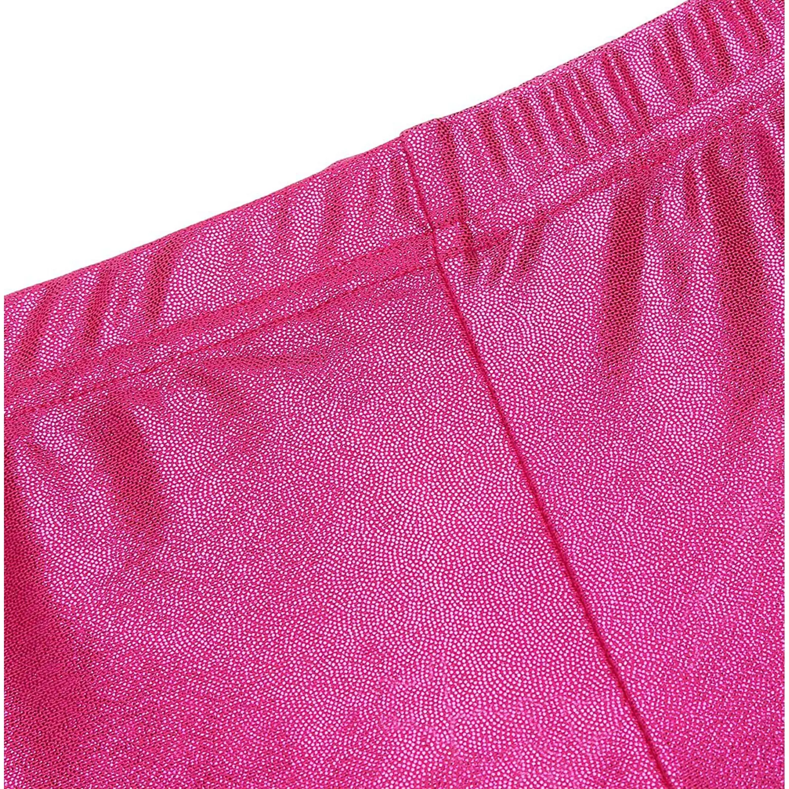 High Quality Shiny Metallic Girls Shorts Bottoms Sports Gymnastic Workout Summer Dancewear Kids Stage Performance Show Shorts kids shorts