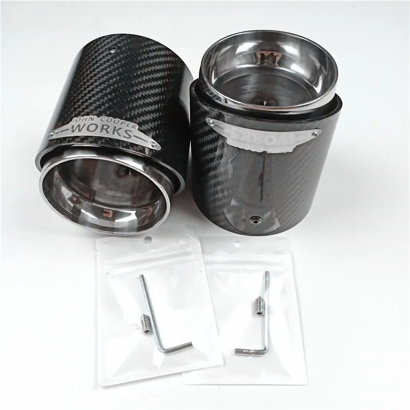 1 шт. новые оригинальные MINI COOPER F54 F55 F56 F57 F60 выхлопной кончики труб Хром Пара R55 R56 R57 R58 R59 R60 R61