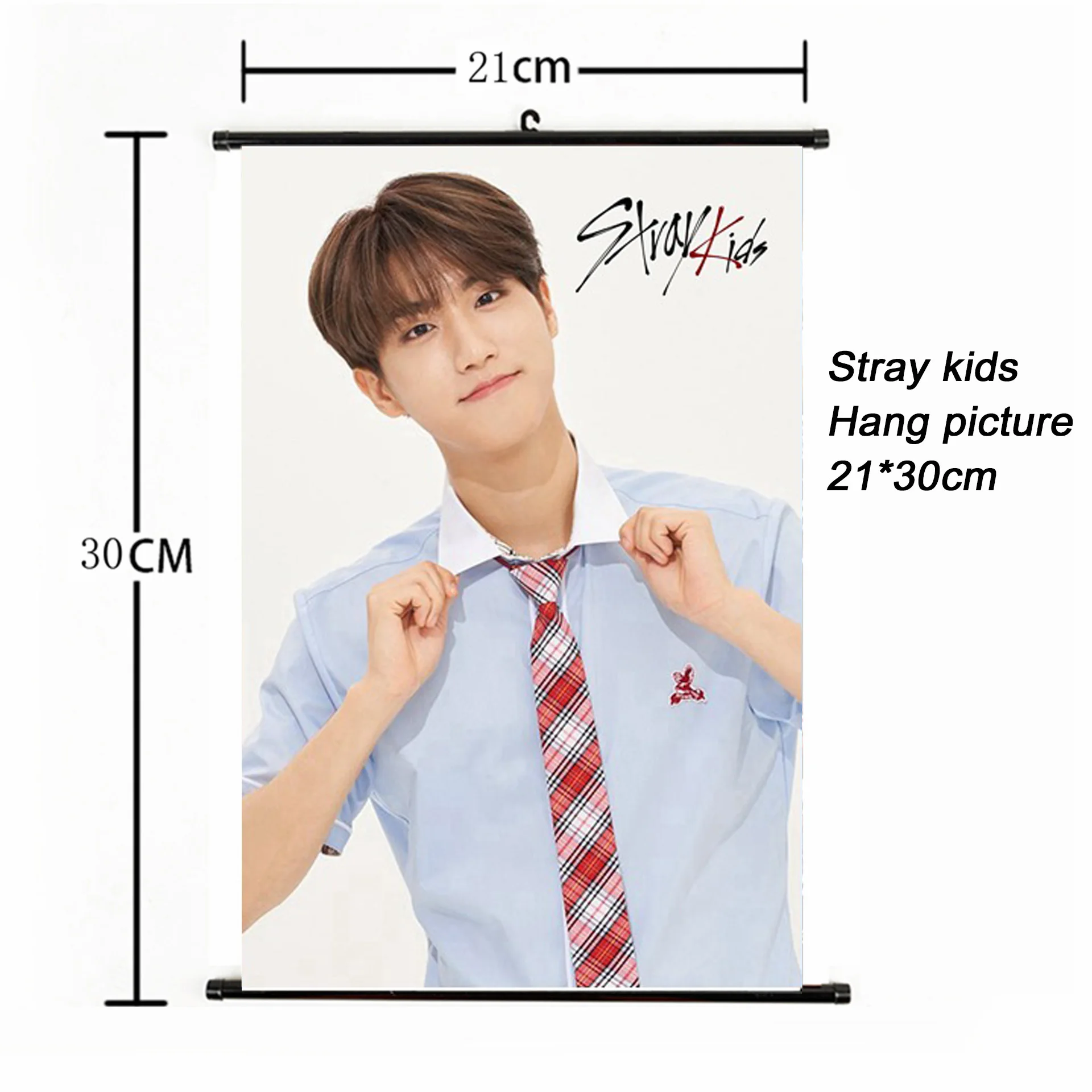 Модный Kpop Stray Kids повесить paintng 21*30 см плакат страй дети подписи альбом Фотокарта плакат вентиляторы коллекция Канцелярский набор