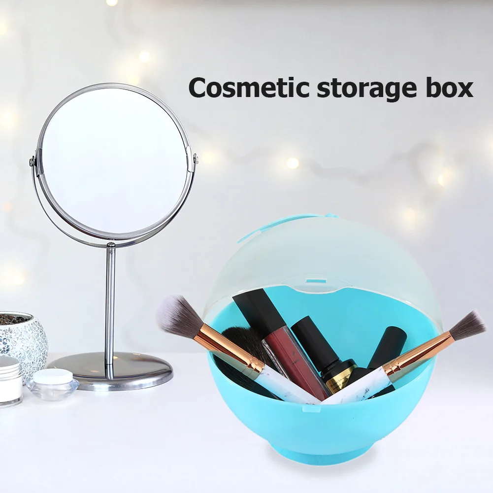 

Cosmetics Storage Container Sundries Case Plastic Dust-Proof Cosmetics Box Desktop Storage Container Makeup Tool Organizer