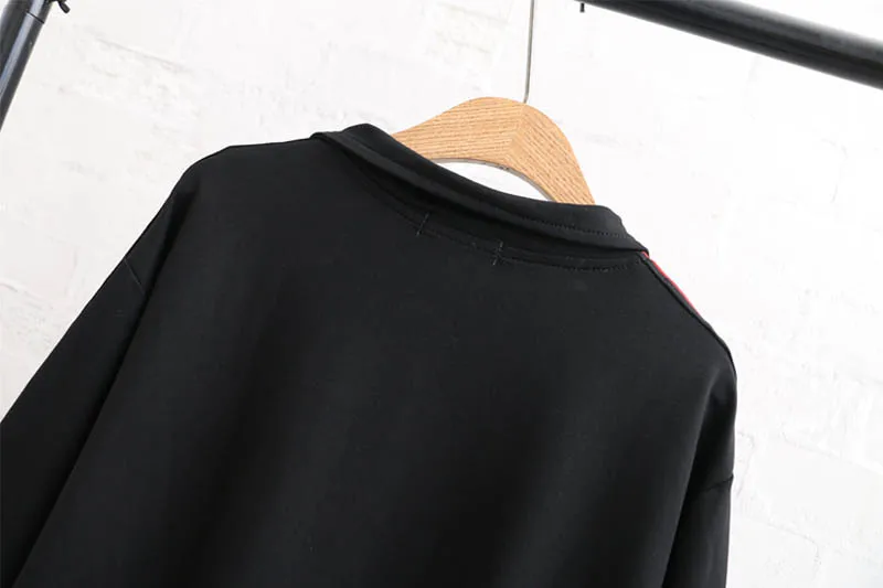 Осенние толстовки 6XL 7XL 8XL 9XL размера плюс бюст 150 см Толстовки черного цвета комплект из двух предметов