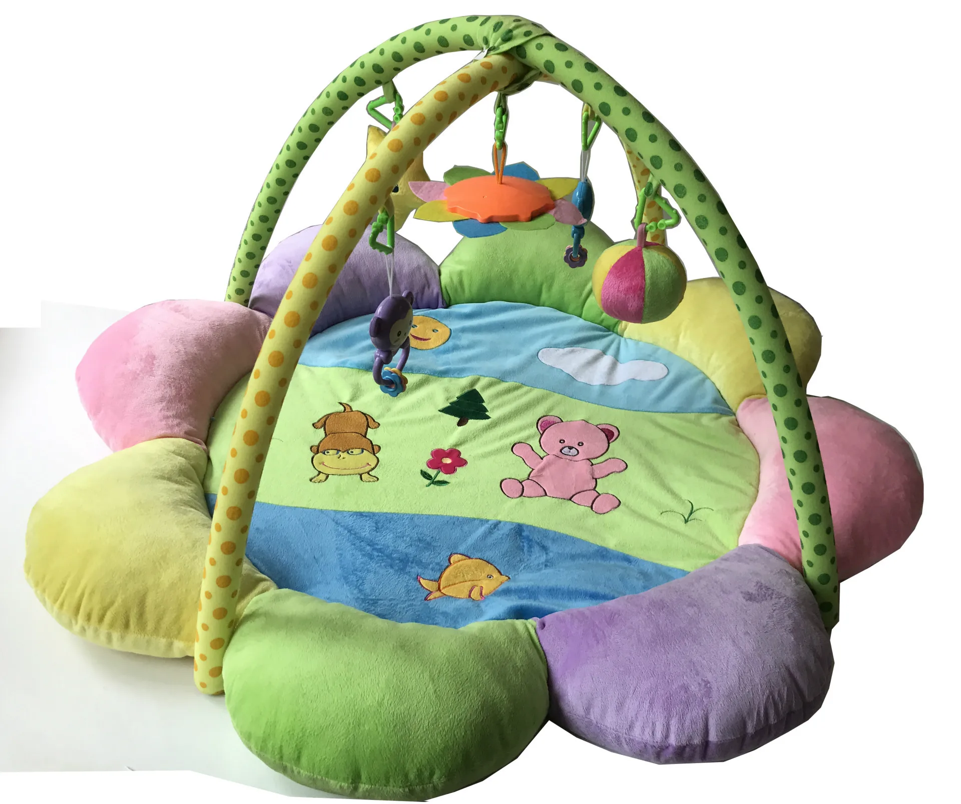 

Factory Tmall Signature Super Soft Infant Fitness Rack Infant Pad Folding Crawl Pad Baby Creeping Mat