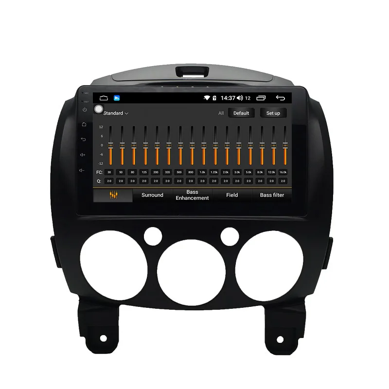 Perfect Car audio Android 9.0 8-core 4/64G for Mazda 2 with DSP Carplay Radio BT GPS navigation support WIFI and 4G internet 4