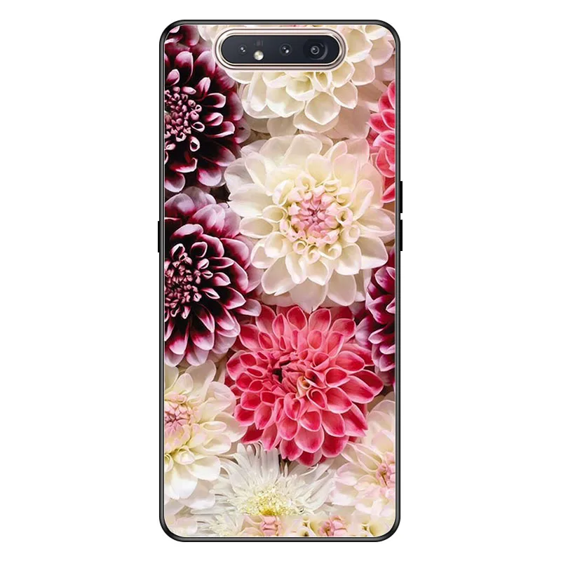 A021 Geruide 6,7 дюймов чехол для samsung A80 чехол, закаленное стекло чехол cubierta para Для samsung Galaxy A80 A 80 A805F A90 чехол - Цвет: A021