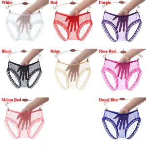 Sexy Transparent Lace Women Low Waist Panties - Sexy Women Thin Transparent  Briefs - Aliexpress
