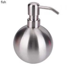 500 мл ванная комната сферическая Толстая нержавеющая сталь бутылка для лосьона бутылка для средства для мытья рук/дозатор шампуня дозатор мыла насос