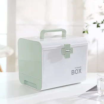 

Household Multi-function Multi-layer Medicine Box Family Medicine Box Storage Box Home Standing