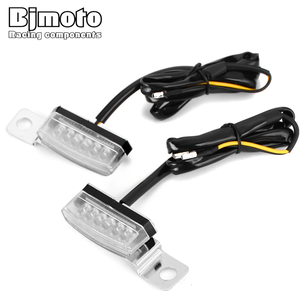 

Mini Motorcycle LED Tail Rear Light License Plate Light 12V Cross accessories taillight bulb for Chopper Kawasaki Yamaha Suzuki