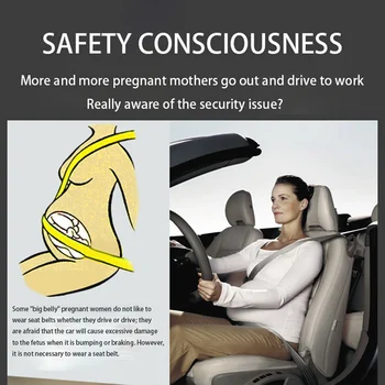 

Universal Safety Belt Prevent Strangulation Driving Assistant Sleeve Limiter Supporting Abdominal Belt for Pregnant Women