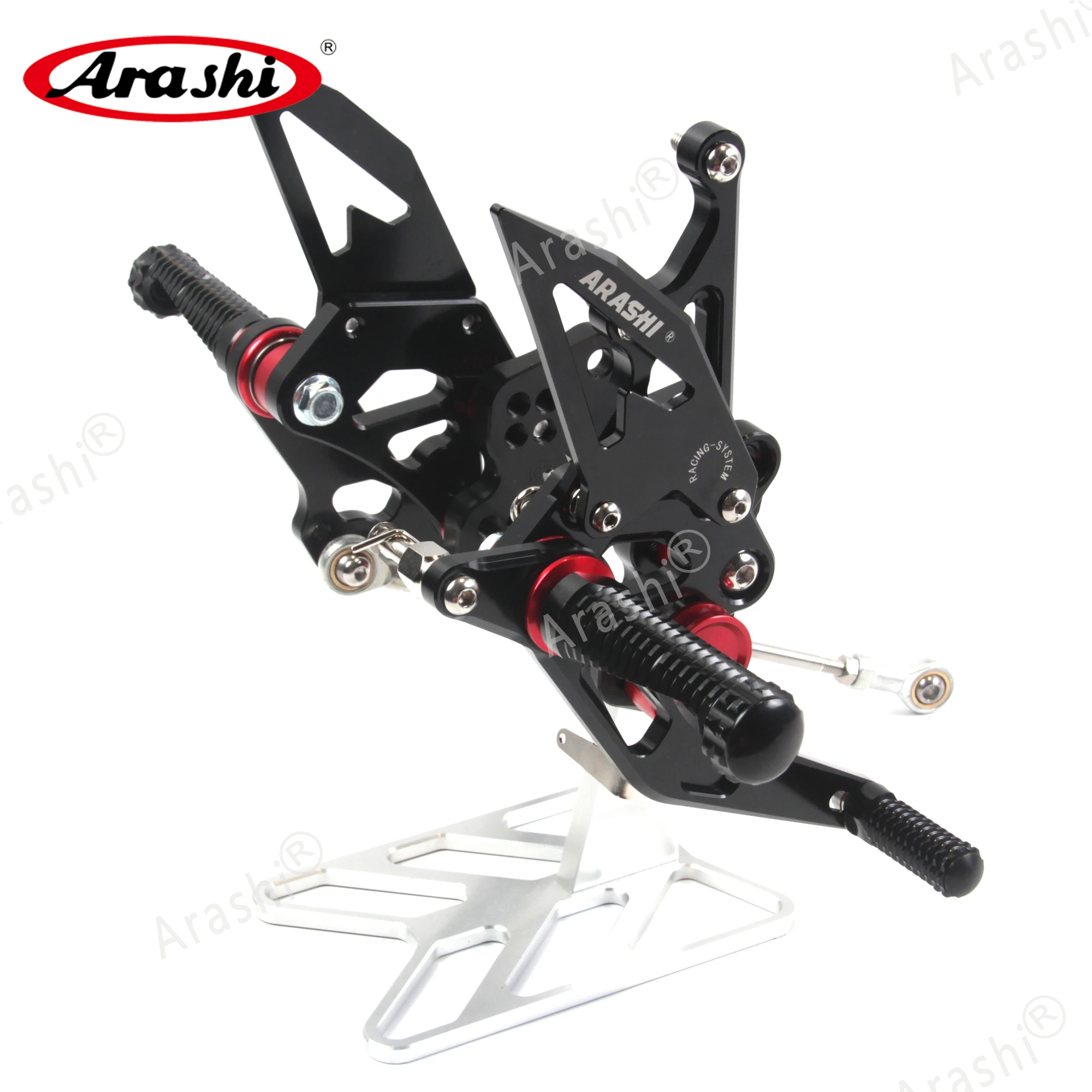Араши для SUZUKI GSXR1300 Hayabusa 1999-2001 2002 2003 2004 2005 2006 2007 ЧПУ Rider Rearset Регулируемые подножки