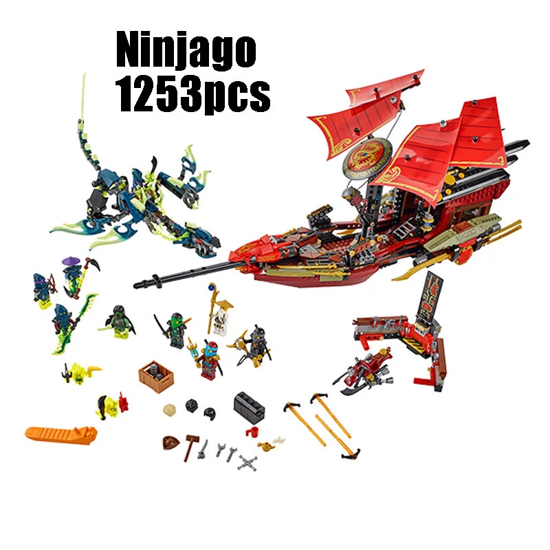 

Compatible Ninjagoes 70738 06020 building blocks Ninjago Figure Final Flight of Desting's Bounty toys for children